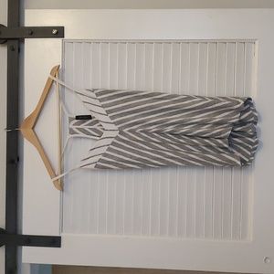 Gray & White Chevron Tank